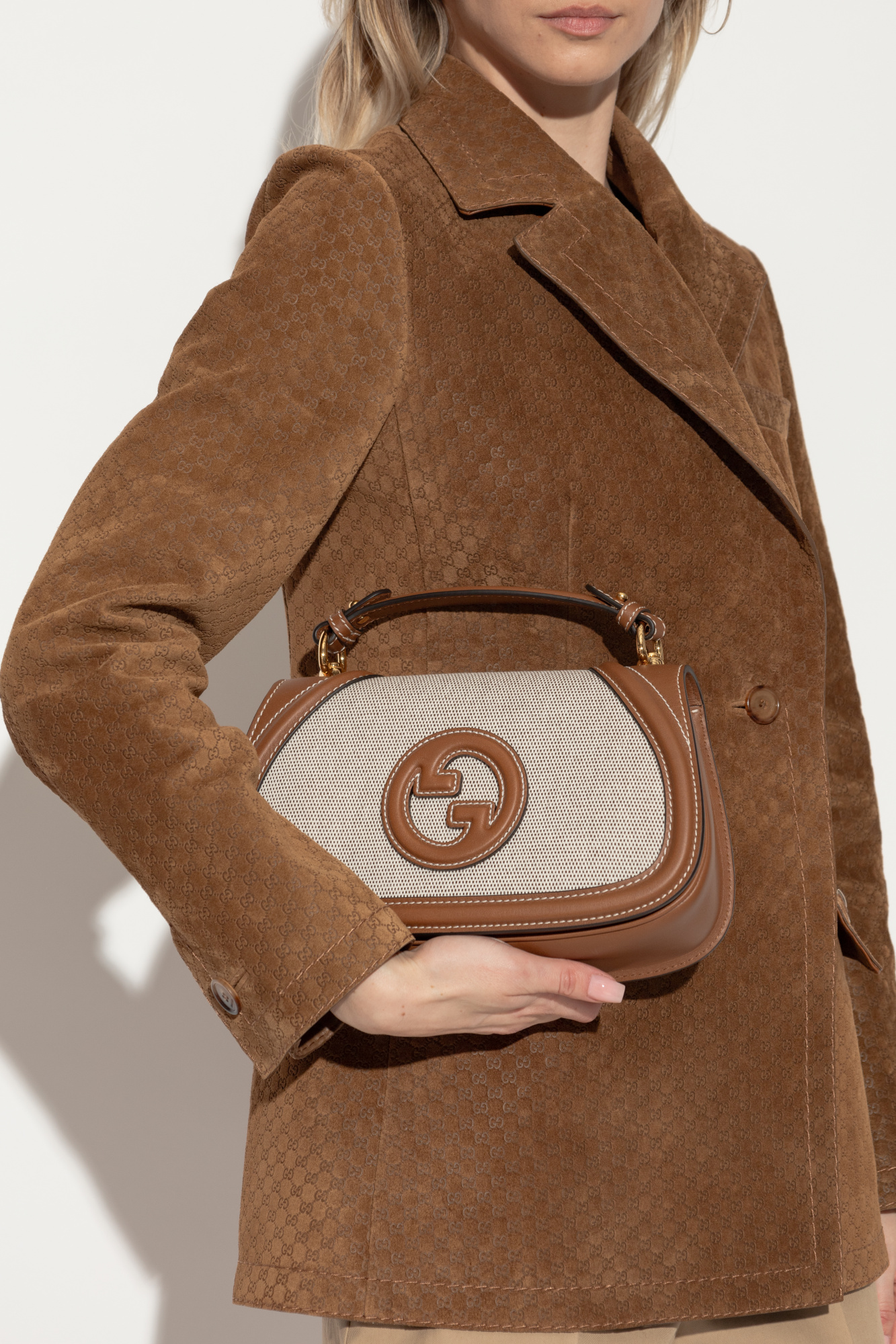 ハンドバッグ GUCCI Woman Handbag Beige 815714HAAKF 2545 Brown Handbag 'Blondie Small' Gucci - Vitkac AS